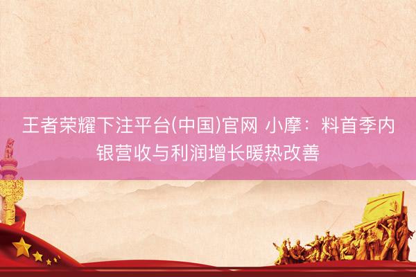 王者荣耀下注平台(中国)官网 小摩：料首季内银营收与利润增长暖热改善